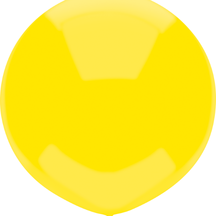17" lemon yellow latex