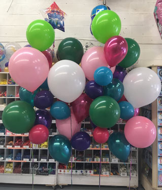 4 Organic balloon Display put together