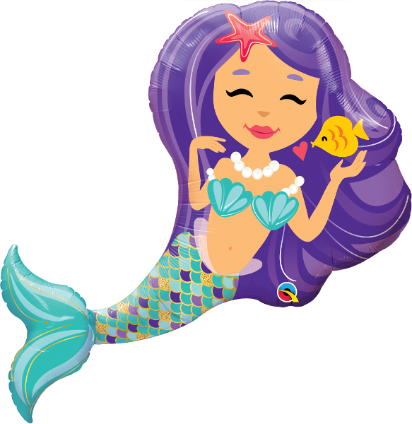 Enchanting Mermaid Mylar Balloon