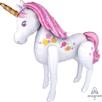 Unicorn Air walker balloons 46 inches tall 43082 - Parties N More