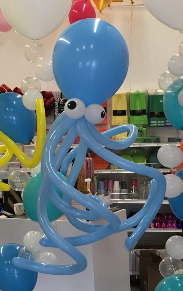 Octopus with Bubbles