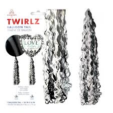 Elegant Black & Silver Twirlz