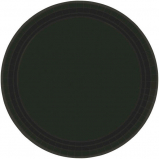 Black 9in paper plate 65015.10 20ct