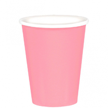 New Pink Paper Cups, 9 oz. 8 ct. 58015_109
