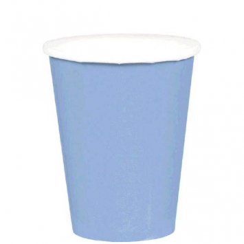 Pastel Blue Paper Cups, 9oz. 20ct 68015_108