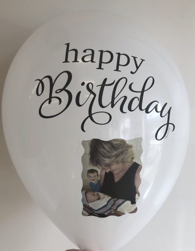 Custom latex balloon with photo small