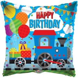 Birthday Choo Choo Mylar Balloon 18 inch 16122-18 681070114110